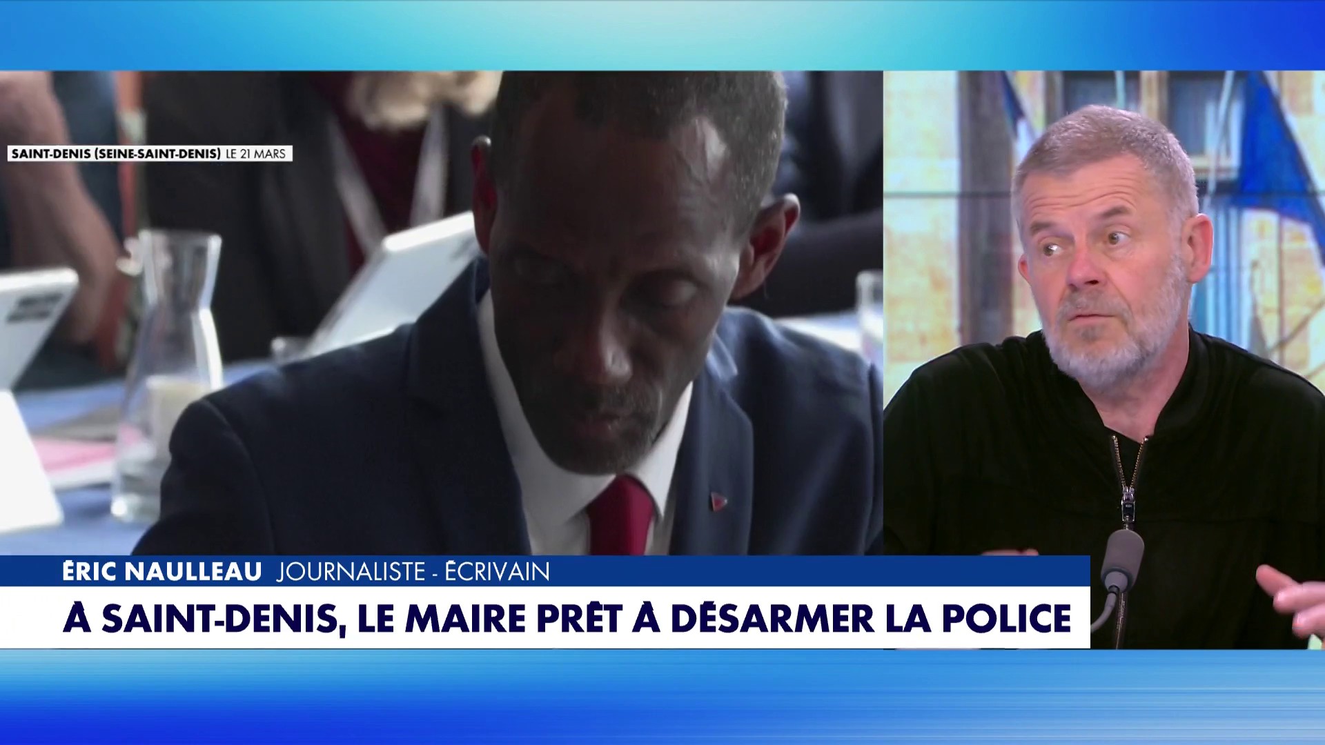 Dailymotion Police municipale à Saint-Denis : «Enfin un maire qui tient ses promesses», ironise Éric Naulleau